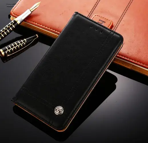 black Для Sharp Aquos S2 флип-чехол для Sharp Aquos S3 мини-чехол HQ RetroWallet кожаный чехол для Sharp Aquos чехол s с подставкой capa - Цвет: black