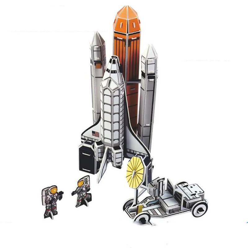 MH005 Discovery Мультяшная бумага 3D головоломка космический Глобус солнечная система головоломка игры игрушки для детей творческие DIY собранные головоломки - Цвет: MH005 Discovery