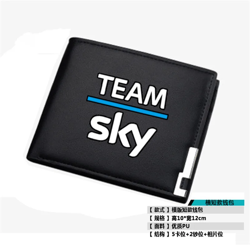 5 Новинка, длинный мужской кошелек с принтом Team Sky Pro Cycle Unisxe из искусственной кожи, мужские кошельки Sky Pro, велосипедный Короткий держатель для карт, сумки для денег - Цвет: 5