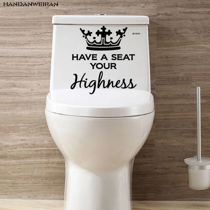 Набор стикеров для туалета водостойкие наклейки на стену|toilet sticker|wall stickerdecorative wall