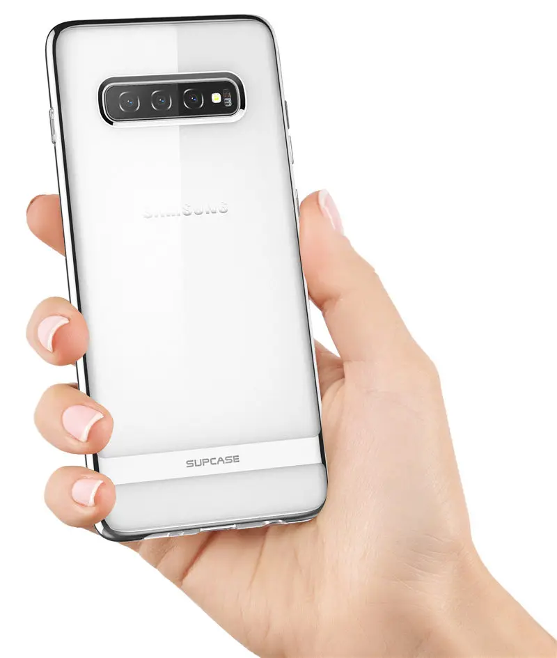 SUP чехол для samsung Galaxy S10 Plus чехол 6,4 дюймов UB Metro Премиум Тонкий Мягкий ТПУ чехол с гальваническим покрытием Прозрачный чехол
