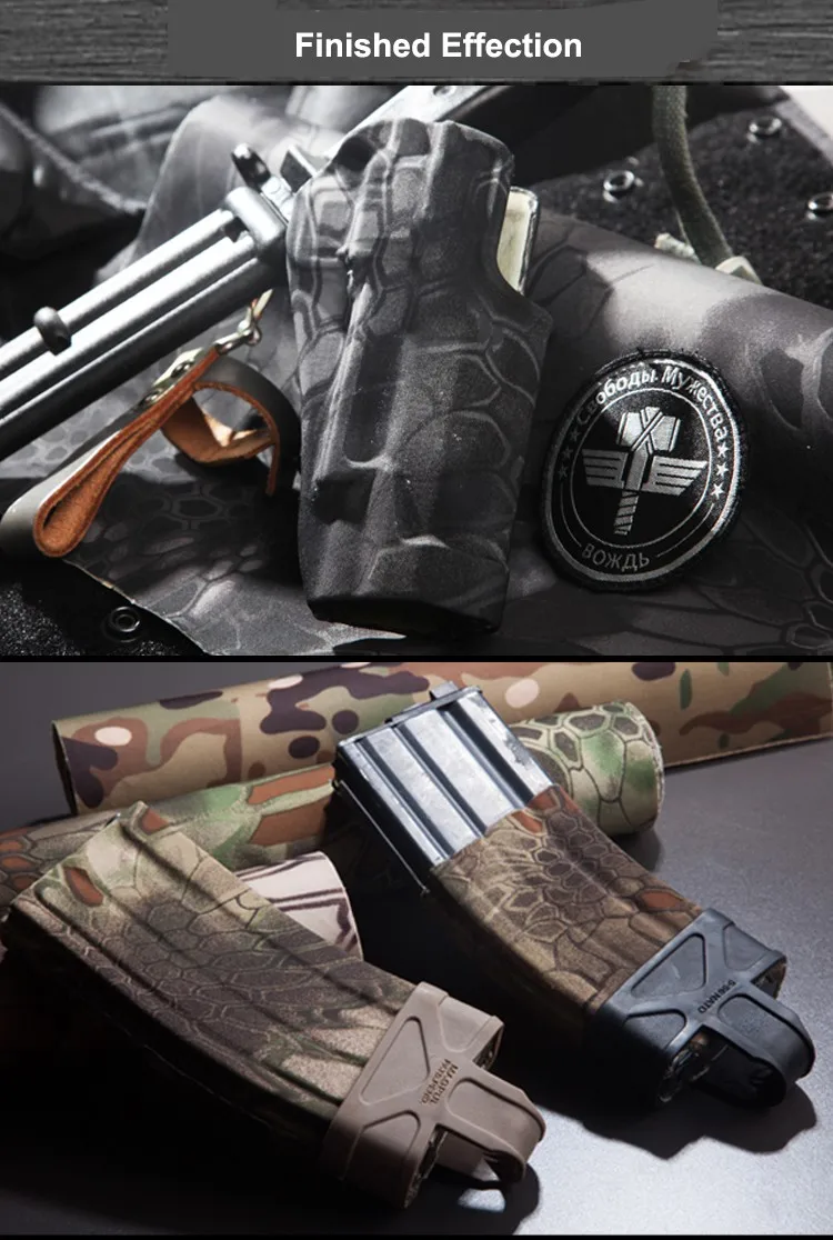 Эластичная самоклеящаяся Камуфляжная Лента Kryptek camo 30 см* 150 см 19 дополнительных цветов для тактического камуфляжа