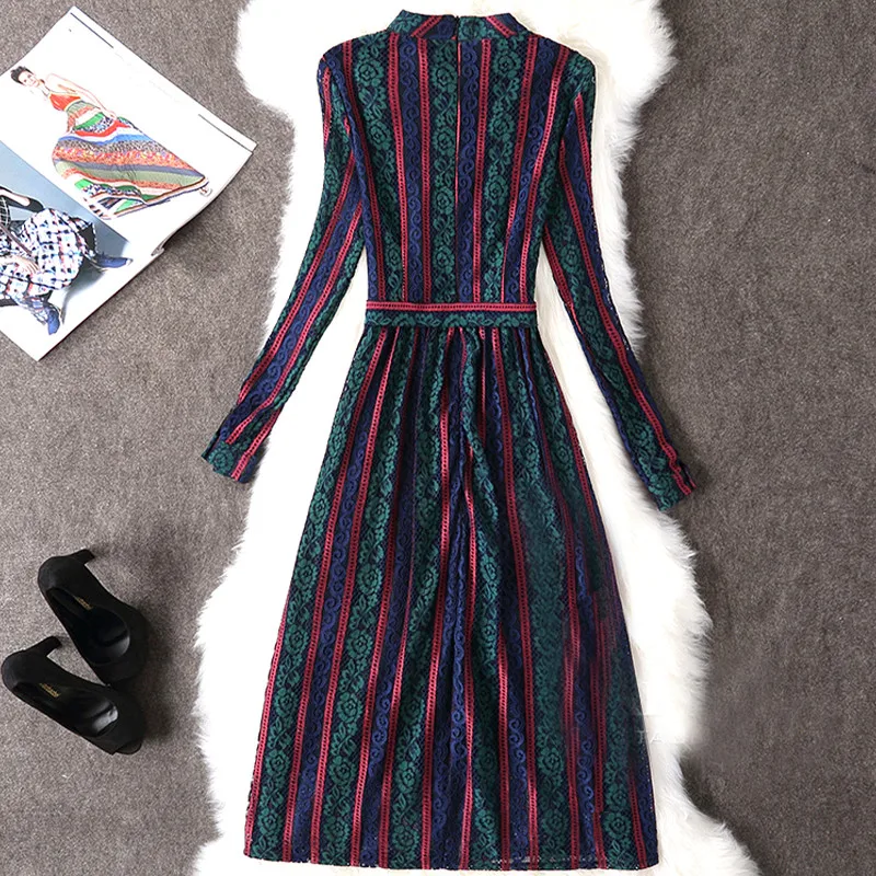 Женское кружевное платье на завязках элегантное облегающее трапециевидной