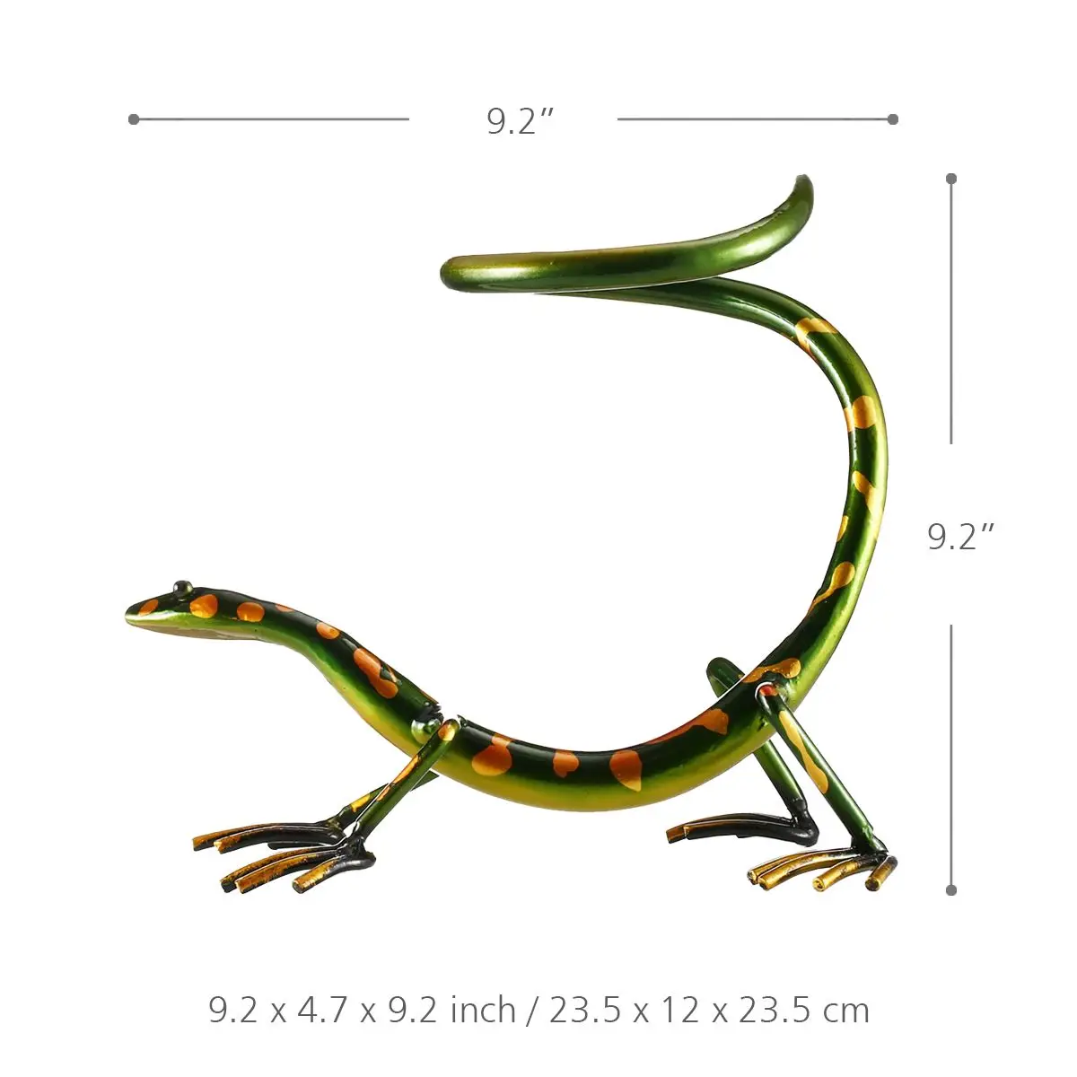 Tooarts Забавный Gecko винный шкаф держатель для бутылки Железный скульптурный барный держатель для красного вина металлическая полка украшение дома ремесла