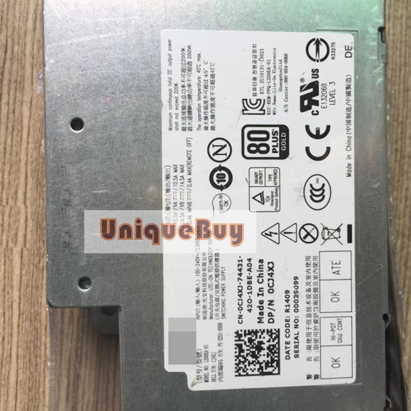 Для DELL 9010 2330 9020 Питание L200EA 00 F200EU 01 D200EA 200W RYK84|Блоки питания для компьютеров| |