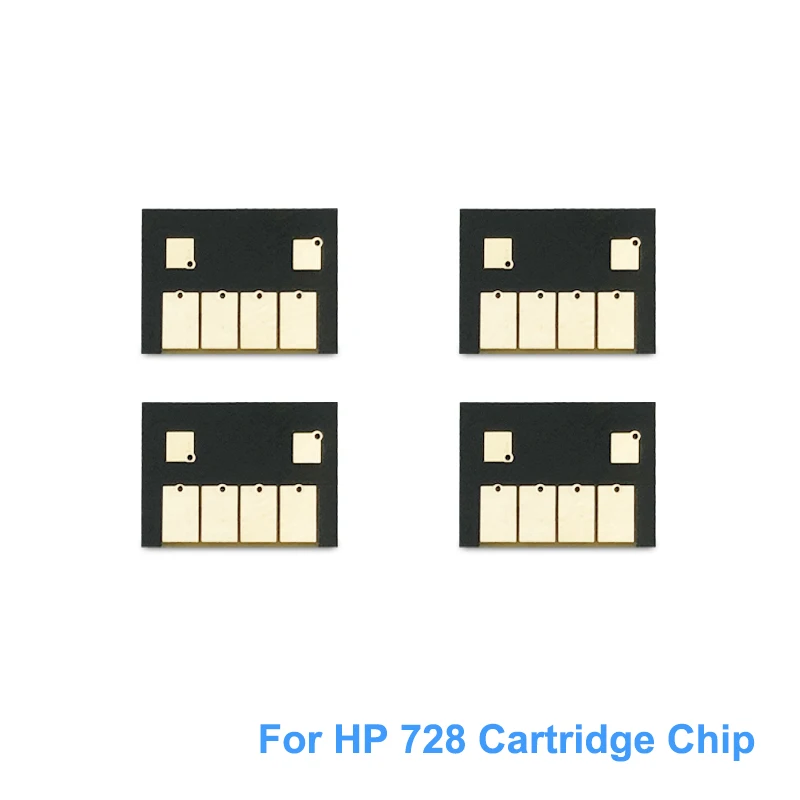 Чип для картриджа hp 728, новое обновление, чип hp 728 F9J68A F9J67A F9J66A F9J65A для принтера hp DesignJet T730 T830(MBK C M Y