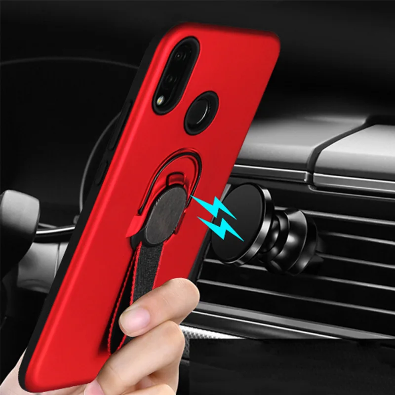 Чехол для Huawei Y7 Y 7 Prime Pro 2019 мягкий силиконовый чехол из ТПУ с кольцом и лентами