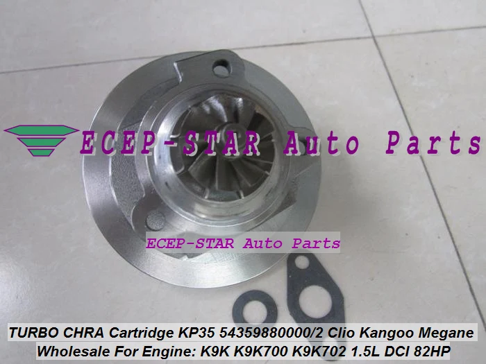 Турбокартридж CHRA KP35 54359700000 54359700002 Турбокомпрессор для NISSAN Almera Renault Clio Kangoo Megane K9K