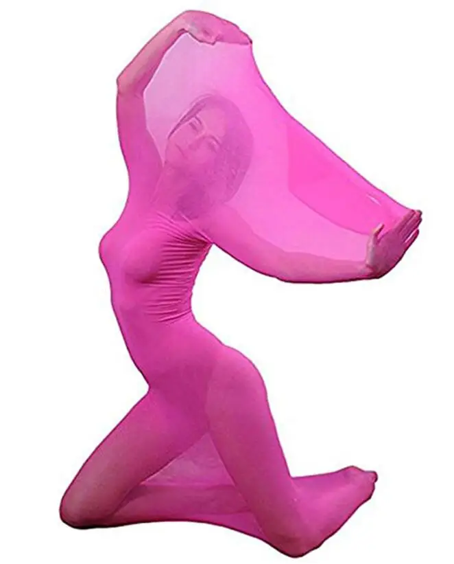 Red Stocking Боди-чулок, чулки для всего тела, костюм из спандекса для всего тела, сексуальное белье, игрушки для БДСМ - Цвет: Red Stocking