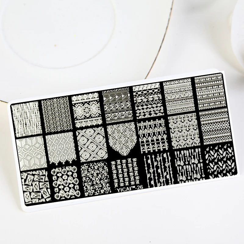 40 стилей DIY пластинки для ногтей 6 5*12 5 см шаблон художественный штамп с