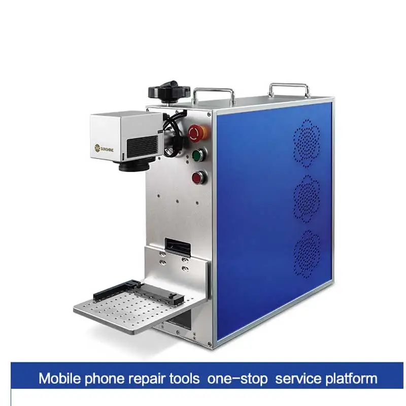 

SS-890A laser mobile phone frame and glass remove machine Multi-function Laser Marker LOGO Optical fiber laser engraving