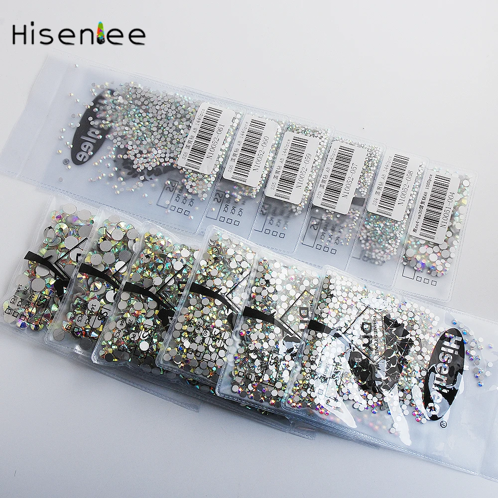 : Hisenlee SS3 SS40 смешивать с плоской задней частью нейл арта украшением в виде