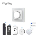 Симистор переменного тока 220 В 110 в 230 В Беспроводной RF 2,4G умный контроллер Wi-Fi регулируемая ручка переключатель светильник светодиодный симистор ST1