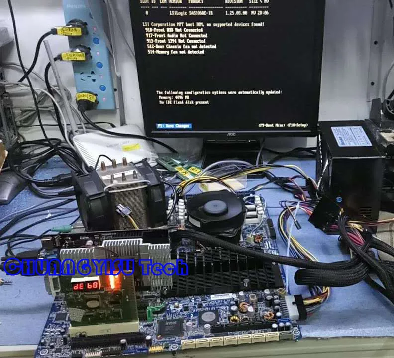Соединительный кабель CHUANYISU ATX 24 контактный к 18 контактному соединительному