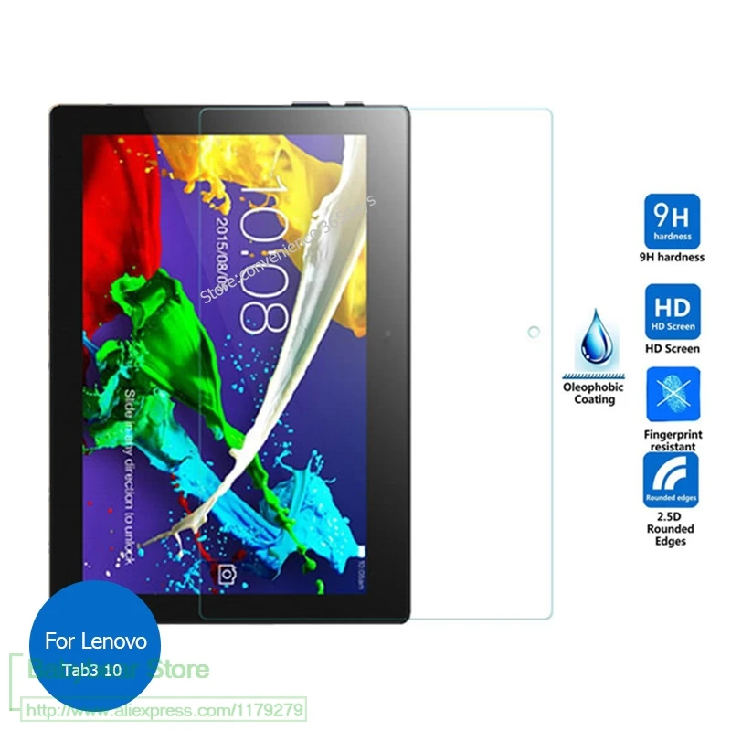 С уровнем твердости 9 H закаленное Стекло Экран Защитная пленка для lenovo Tab 3 10 Бизнес Tab3 Tb3-X70F Tb3-X70L Tb3-X70N X70F Экран протектор
