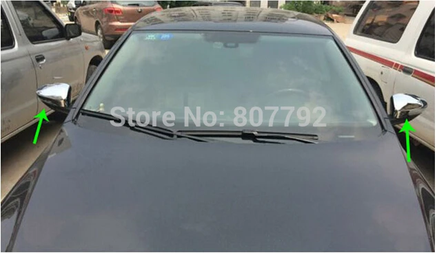 Аксессуары подходят для VW PASSAT B7 2012 2013 хромированный боковой зеркальный чехол