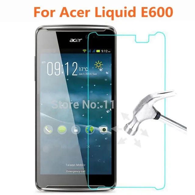 2.5D Закаленное стекло для Acer Liquid E600 Высококачественная защитная пленка