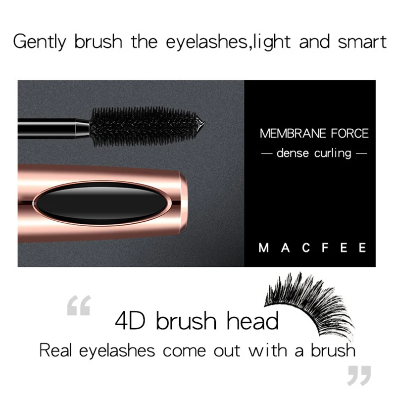 Mascaras макияж для ресниц 4D удлинение толстая завивка долговечная