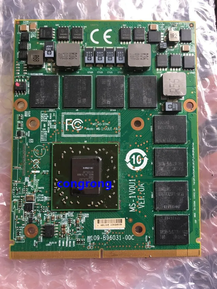 Для MSI MS 16F1 16F2 16F3 1656 1727 видеокарта для ноутбука ATI Mobility Radeon HD 5870 HD5870 1 ГБ GDDR5