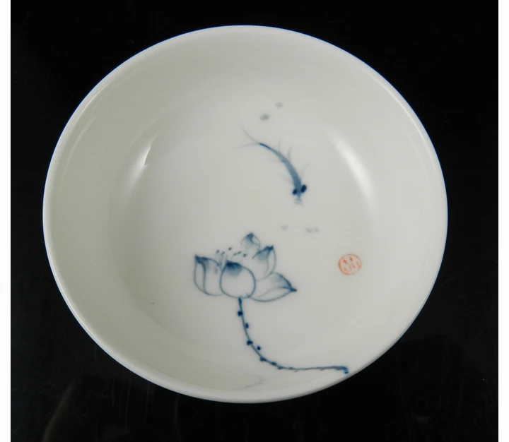 Новый бесплатная доставка 6 шт. глазури чайный сервиз пу эр чашка кунг фу чашки