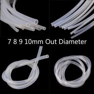 Шланг из пищевой силиконовой резины гибкая силиконовая труба, 1 м, 5x7 мм, 5x8 мм, 6x8 мм, 6x9 мм, 8x10 мм