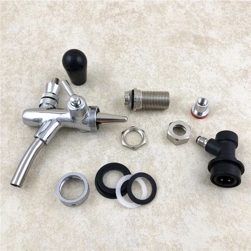 Кран смеситель для пива регулируемый кран с хромированным покрытием домашнего