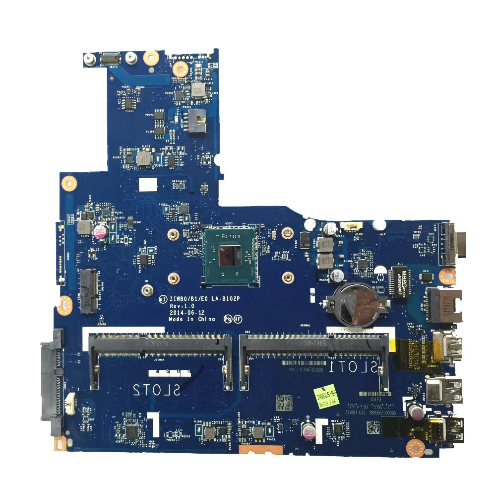 SZWXZY новая материнская плата для ноутбука Lenovo B50 30 N3540 CPU DDR3L ZIWB0/B1/E0 LA B102P