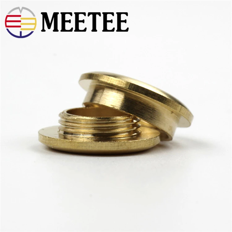 4 шт. Meetee уплотнительное кольцо из чистой меди металлическая пряжка фурнитура