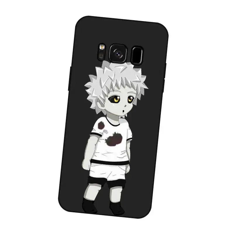 P019 Bleach Cute Black Silicone Case Cover For Samsung Galaxy S5 S6 S7 S8 S9 S10 5G S10E S11 S11E Lite Edge Plus |