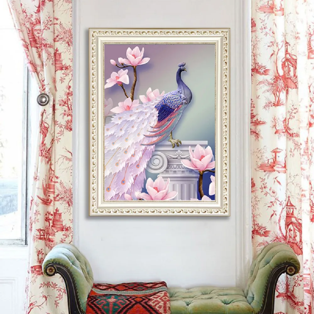 Частичная дрель павлин и бабочка 5D алмазная картина наборы Бабочка 25x40 см Павлин