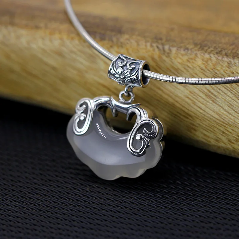 Женское винтажное ожерелье из серебра 100% пробы 3 цвета|pendants for women|pendant necklacependant 925 |