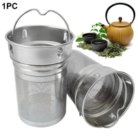 filter drinking hole non rust cup hiking stainless steel two mesh bottle office portable tea strainer tea infusers