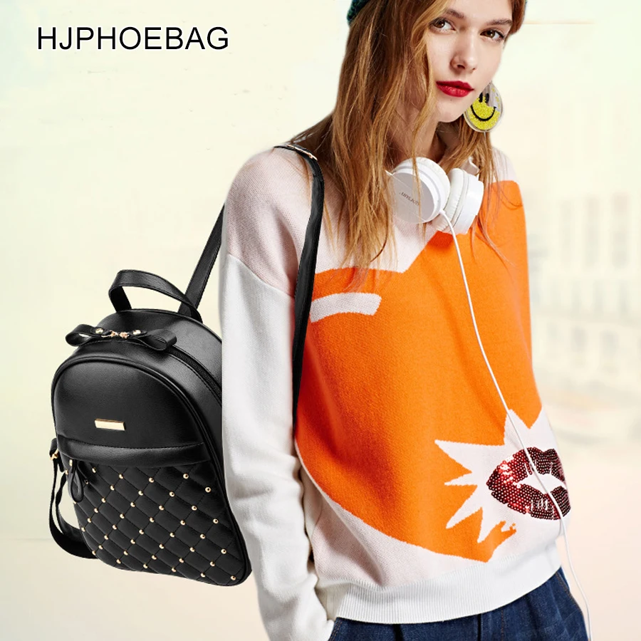 HJPHOEBAG женский рюкзак модные повседневные сумки высокое качество женская сумка на