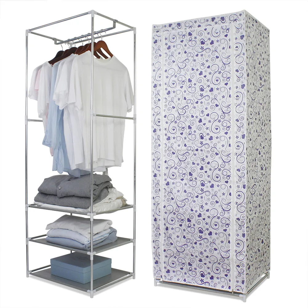 Портативный шкаф Finether из полиэстера и хлопка для одежды органайзер хранения