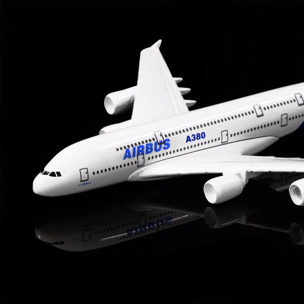 1:400 16 см Airbus A380 металлическая модель самолета украшение офиса игрушка идея