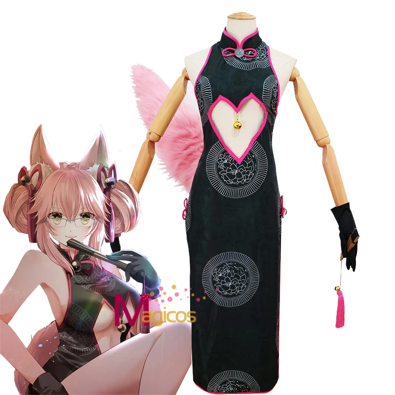 Fate Grand Order Tamamo no Mae косплей костюм FGO Koyanskaya Fox свыше чонсам платье униформа наряд