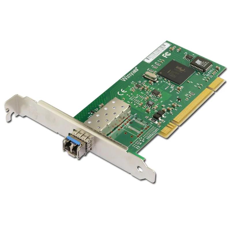 Winyao WY545DF LX PCI Настольный гигабитный волоконный lan Карта для 82545 PWLA8490LX Однопортовый