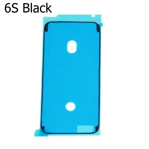 for 6s Black Оригинальная клейкая лента наклейка для iPhone 6S 7 8 plus X XS MAX XR ЖК-дисплей сенсорный экран рамка экрана Водонепроницаемая наклейка - Цвет: for 6s Black