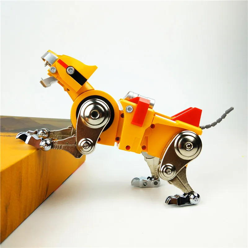 В наличии Voltron супер сплав Soul Beast King желтый голион Металл Трансформация Робот