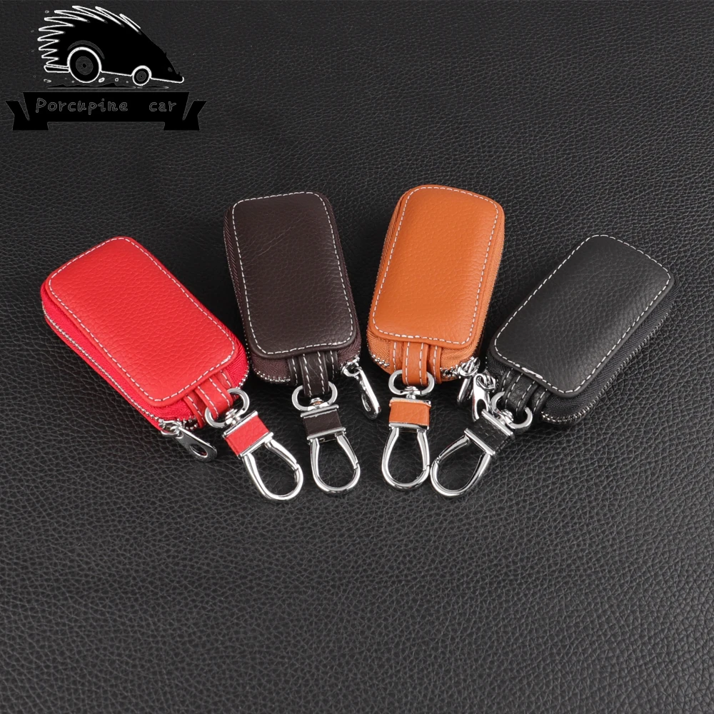 Кожаный кошелек для ключей чехол Женский держатель BMW Audi Mercedes Benz Vw Chevrolet Buick Opel Honda