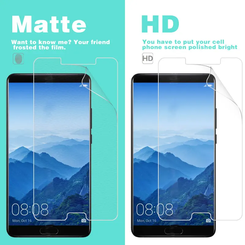 Передного LCD HD прозрачная глянцевая Защитная пленка для Huawei Mate 10 5 9 в ALP L09 L29 анти