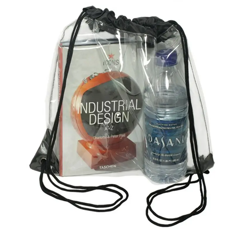 Новый прозрачный рюкзак на шнурке Cinch Sack школьная сумка тоут спортивная 33x43