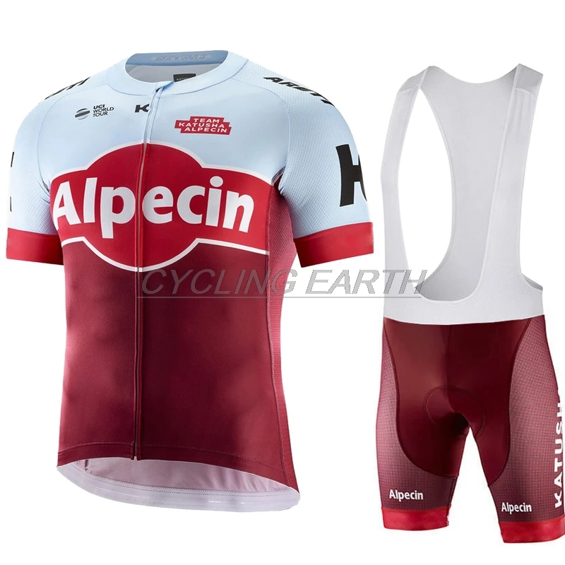 KATUSHA, мужской летний комплект для велоспорта, Униформа, Майо, Ropa Ciclismo, Джерси, набор для велоспорта, одежда для велосипеда, MTB, гелевая подкладка, Alpecin
