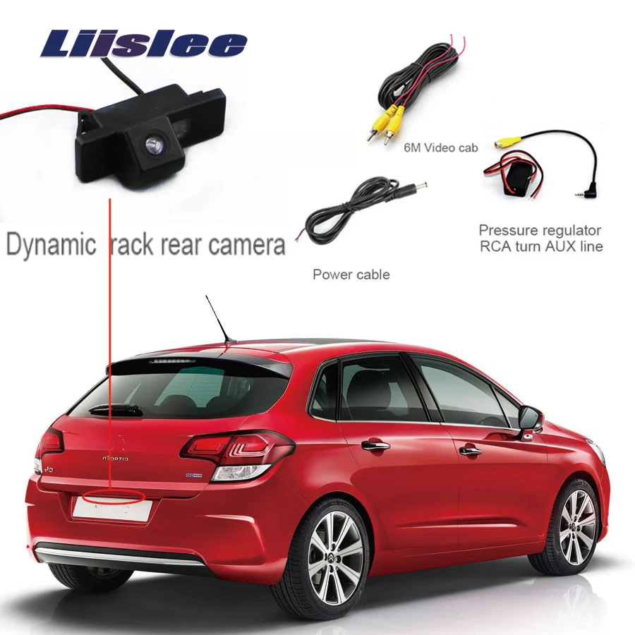 Liislee Автомобильная камера заднего вида для Citroen C4 C Triomphe Quatre Sega HD парковочная