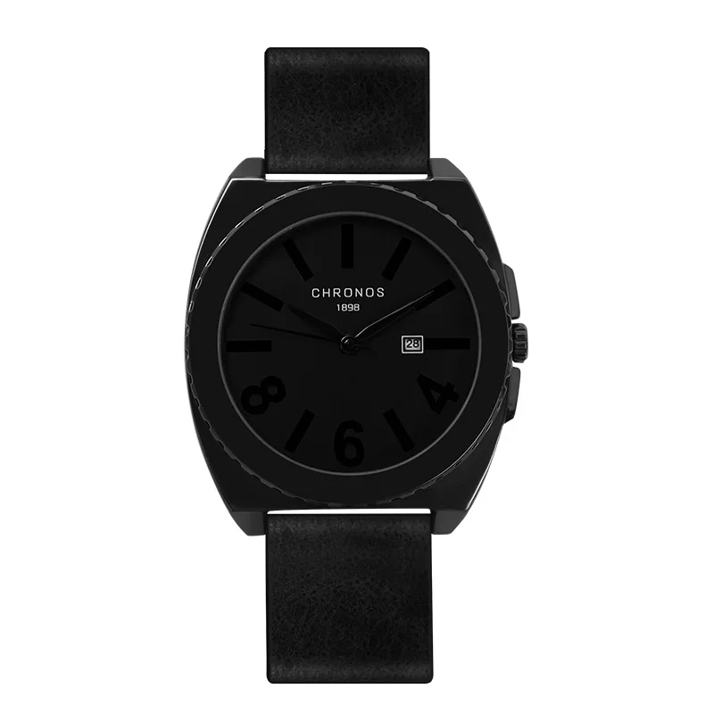 Chronos мужские Часы Топ кварцевые часы кожаный ремень мужской наручные armbandsur Relogio |