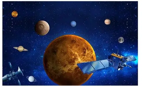 Обои на заказ для младенцев Настенные обои Космос Галактическая Земля спальни