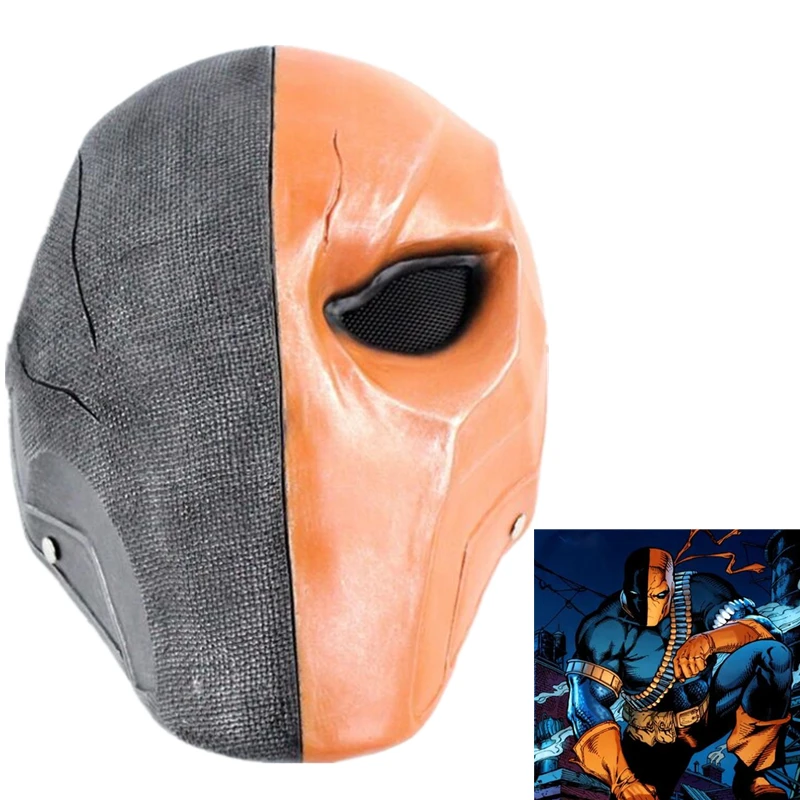 Аниме вокруг Слэйда Джозефа Вилсона Deathstroke резиновая маска для косплея реквизит