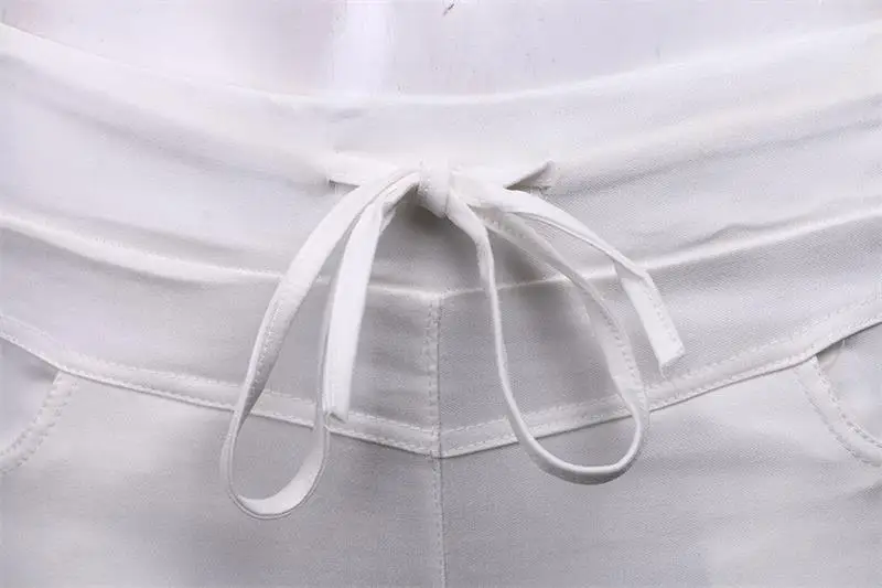 2018 сексуальные женские брюки с завышенной талией рандомные потертые до