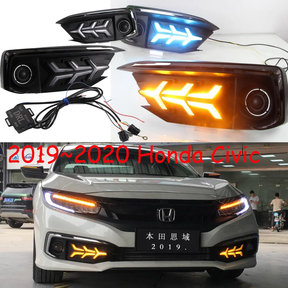 2 шт. в комплекте Автомобильная дневная лампа для honda civic дневной ходовой свет