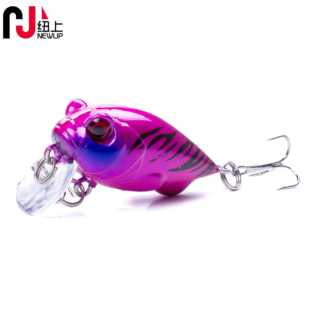 NEWUP 1 шт. 40 мм 5 2 г рыболовная приманка бионическая жесткая рукоятка topwater Wobblers Pesca
